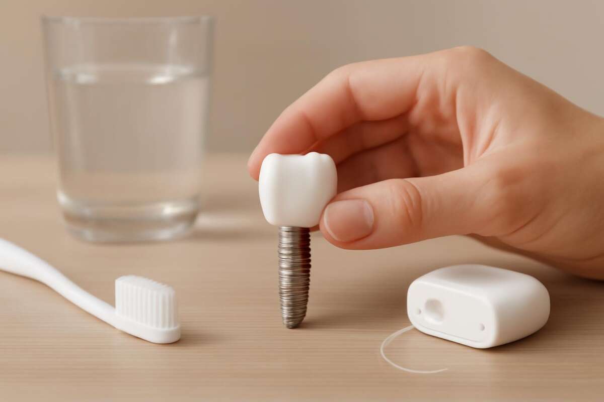 nega zubnih implantata